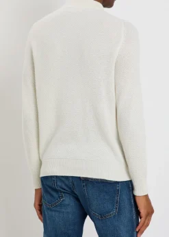 Wool and cashmere-blend jumper