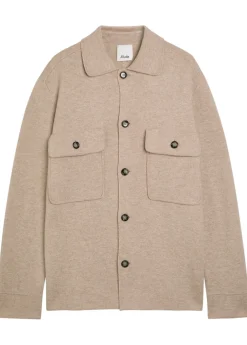 Wool and cashmere-blend overshirt