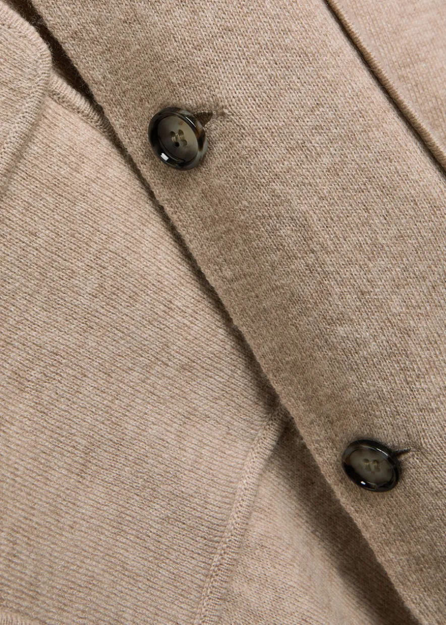 Wool and cashmere-blend overshirt