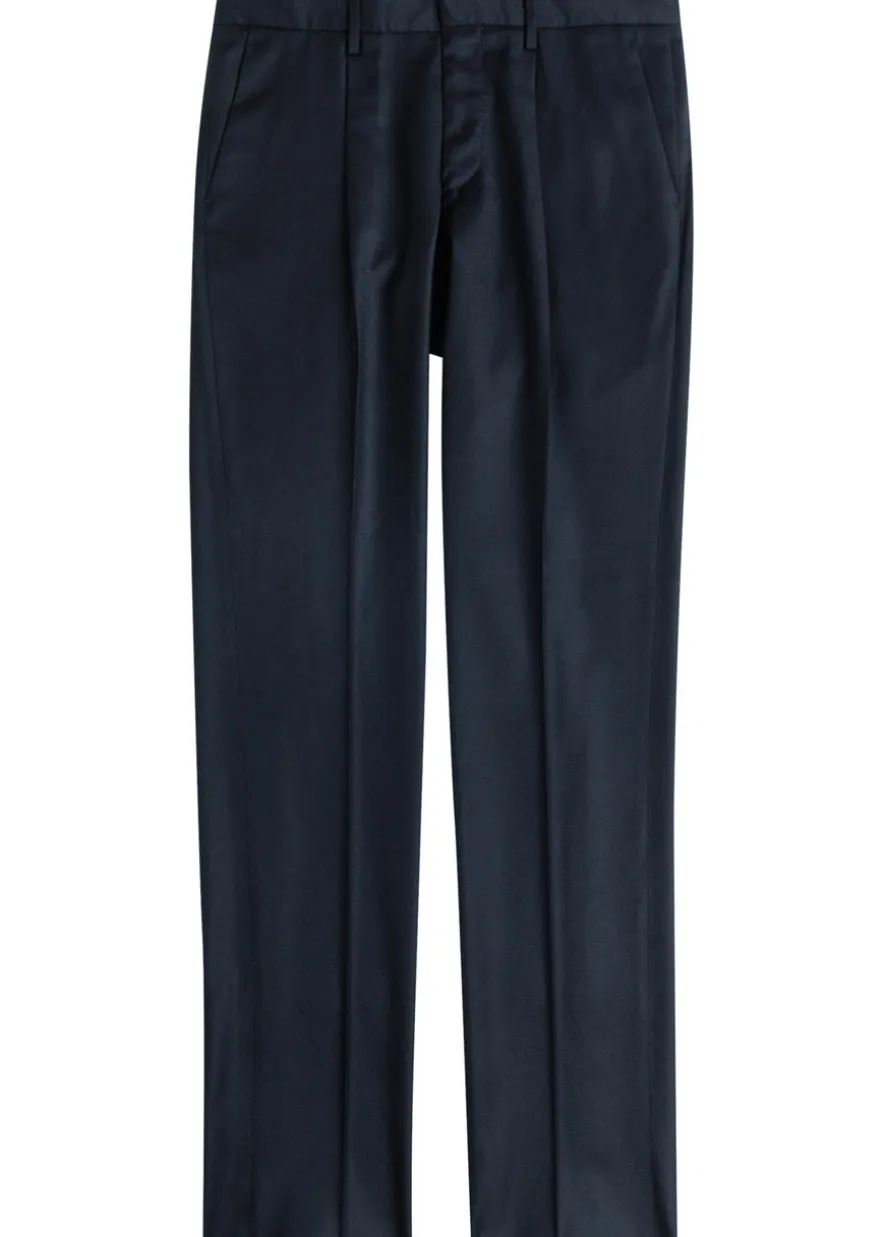 Wool and cashmere-blend trousers