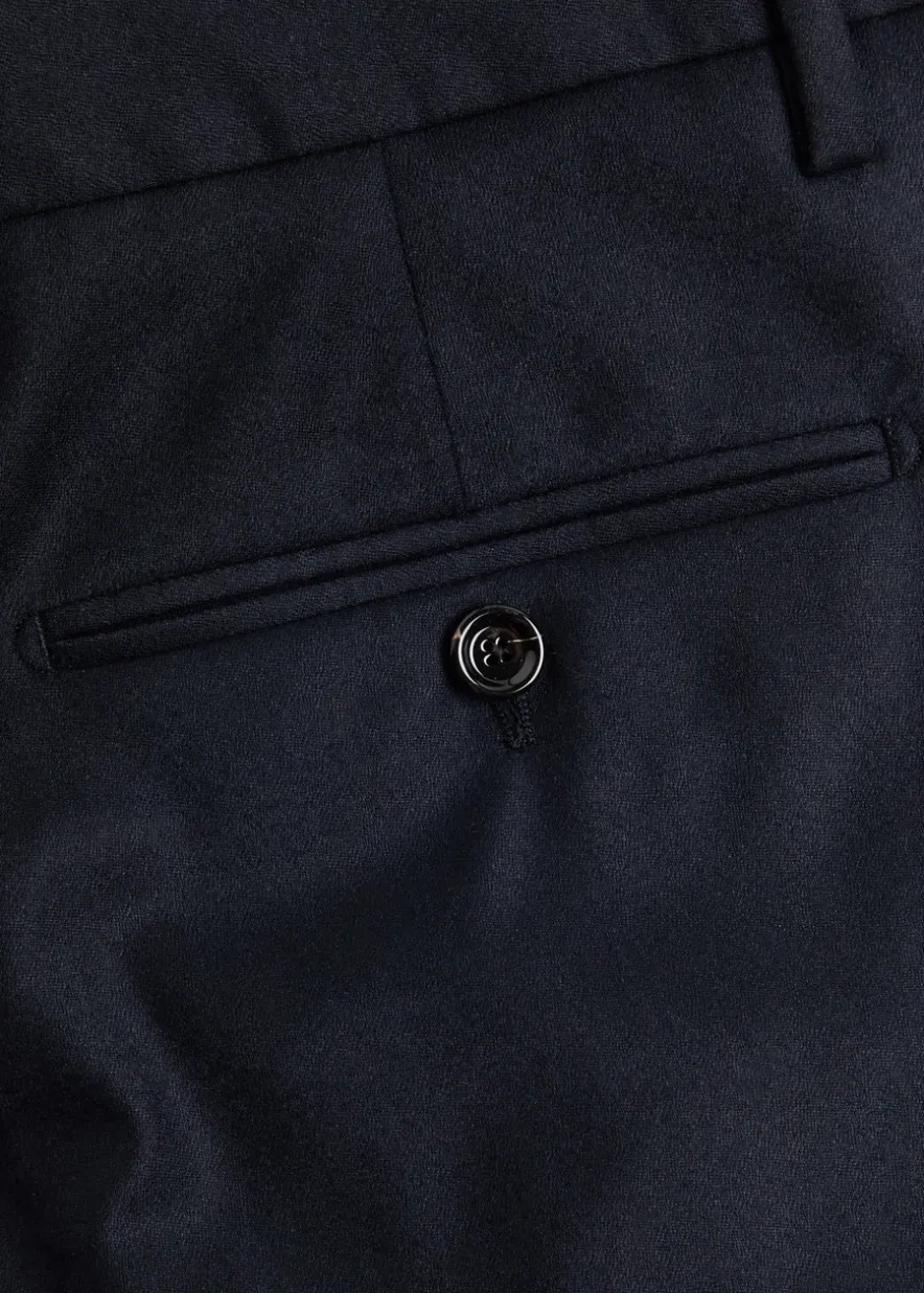 Wool and cashmere-blend trousers