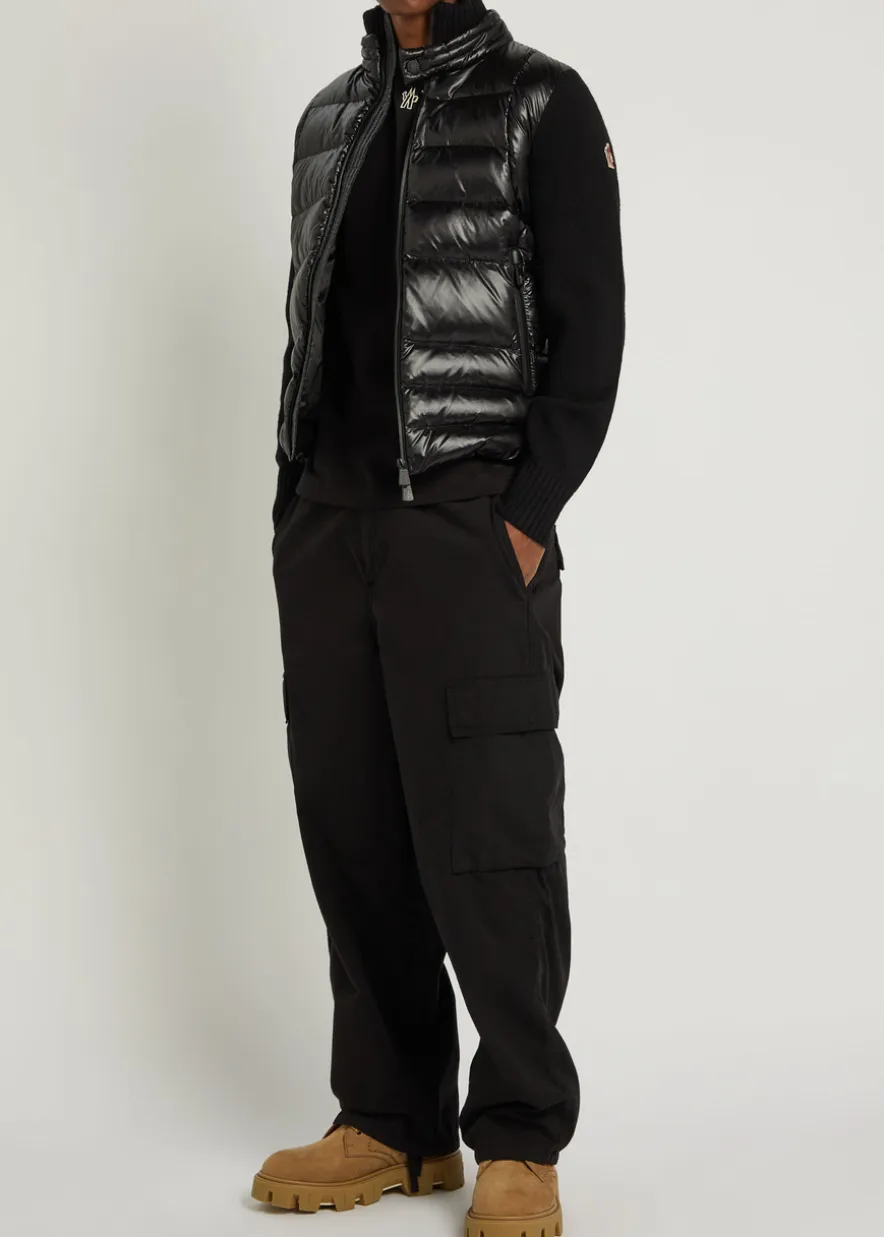 Wool and shell jacket