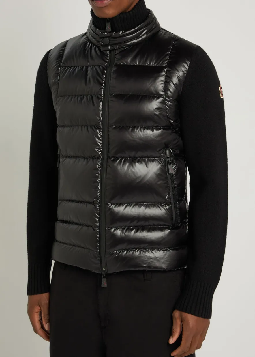 Wool and shell jacket