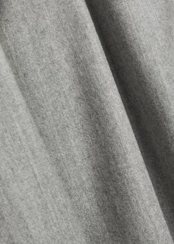 Wool and silk-blend trousers