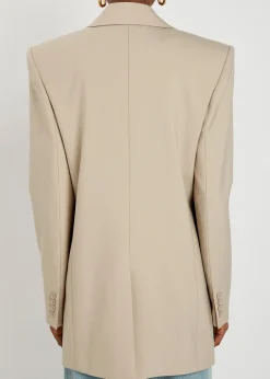 Wool blazer jacket