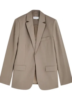 Wool-blend blazer