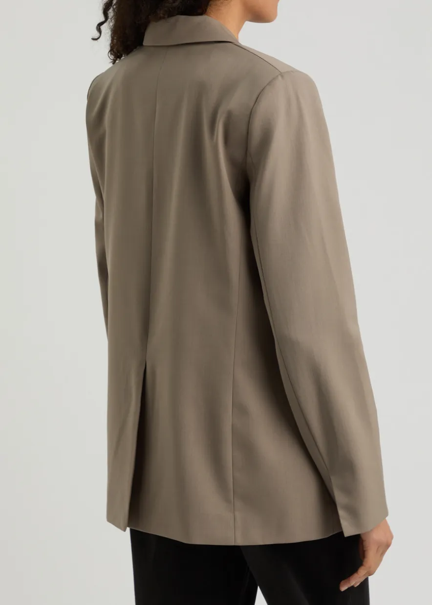 Wool-blend blazer