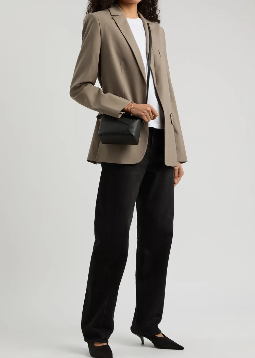Wool-blend blazer