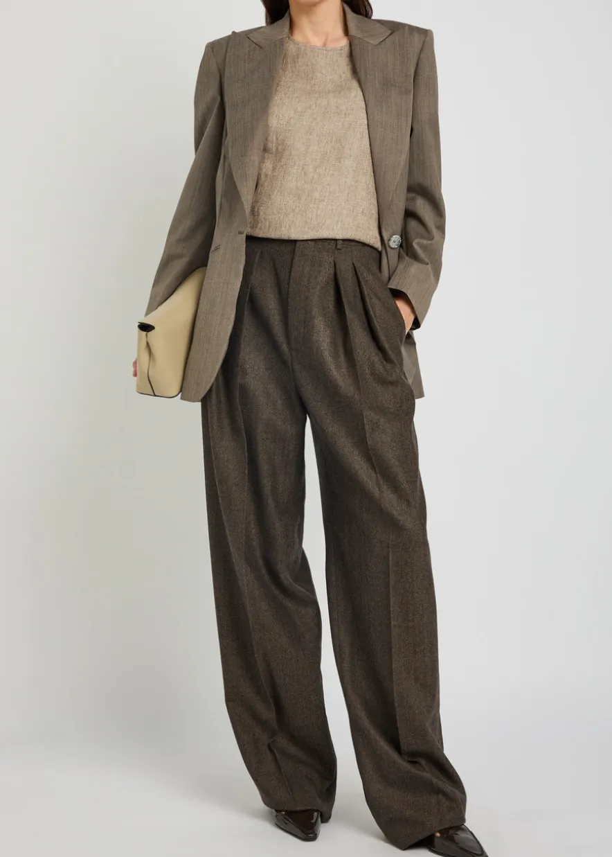 Wool-blend blazer