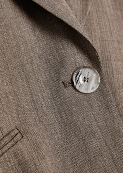 Wool-blend blazer