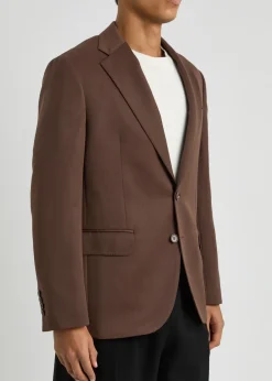 Wool-blend blazer