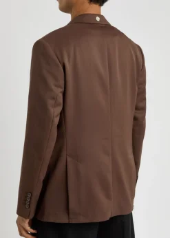 Wool-blend blazer