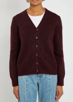 Wool-blend cardigan