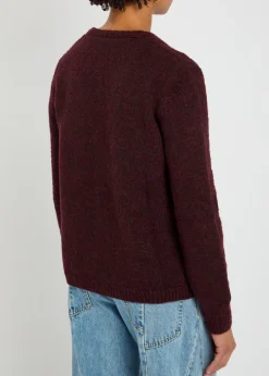 Wool-blend cardigan