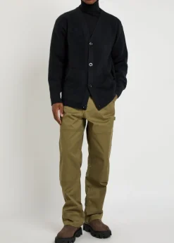 Wool-blend cardigan