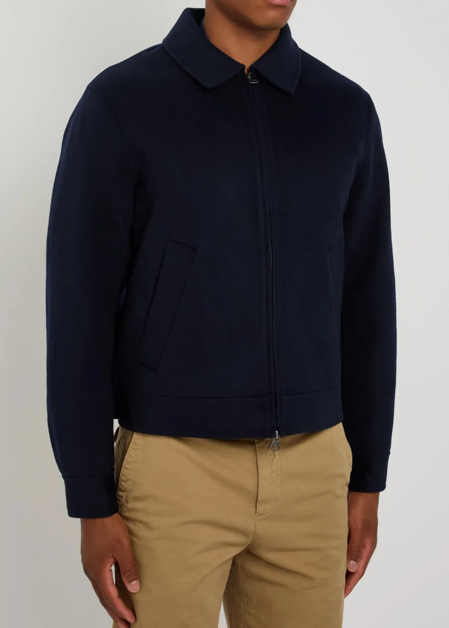 Wool-blend jacket