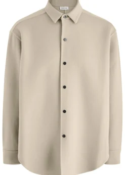 Wool-blend overshirt