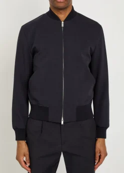 Wool bomber jacket