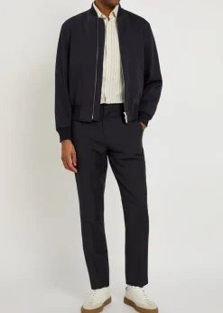 Wool bomber jacket