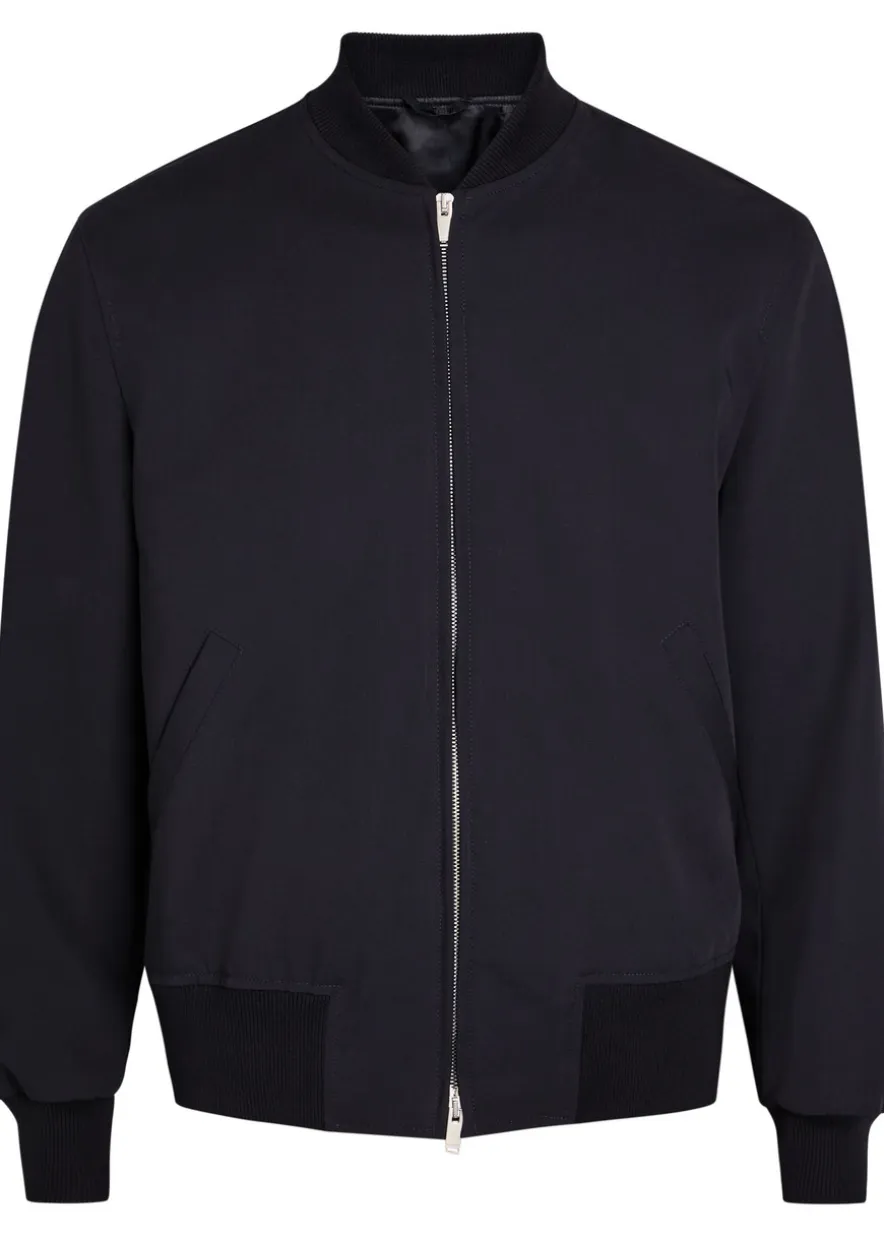 Wool bomber jacket