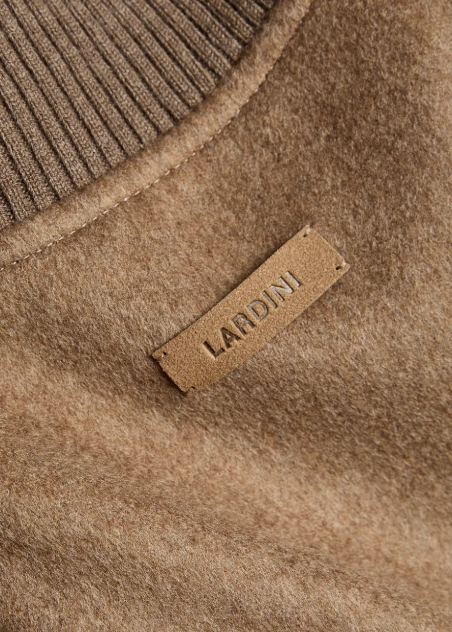 Wool bomber jacket