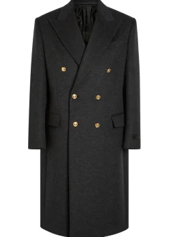 Wool double-breasted pea coat