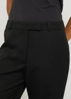 Wool gabardine trousers