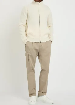 Wool-knit jacket