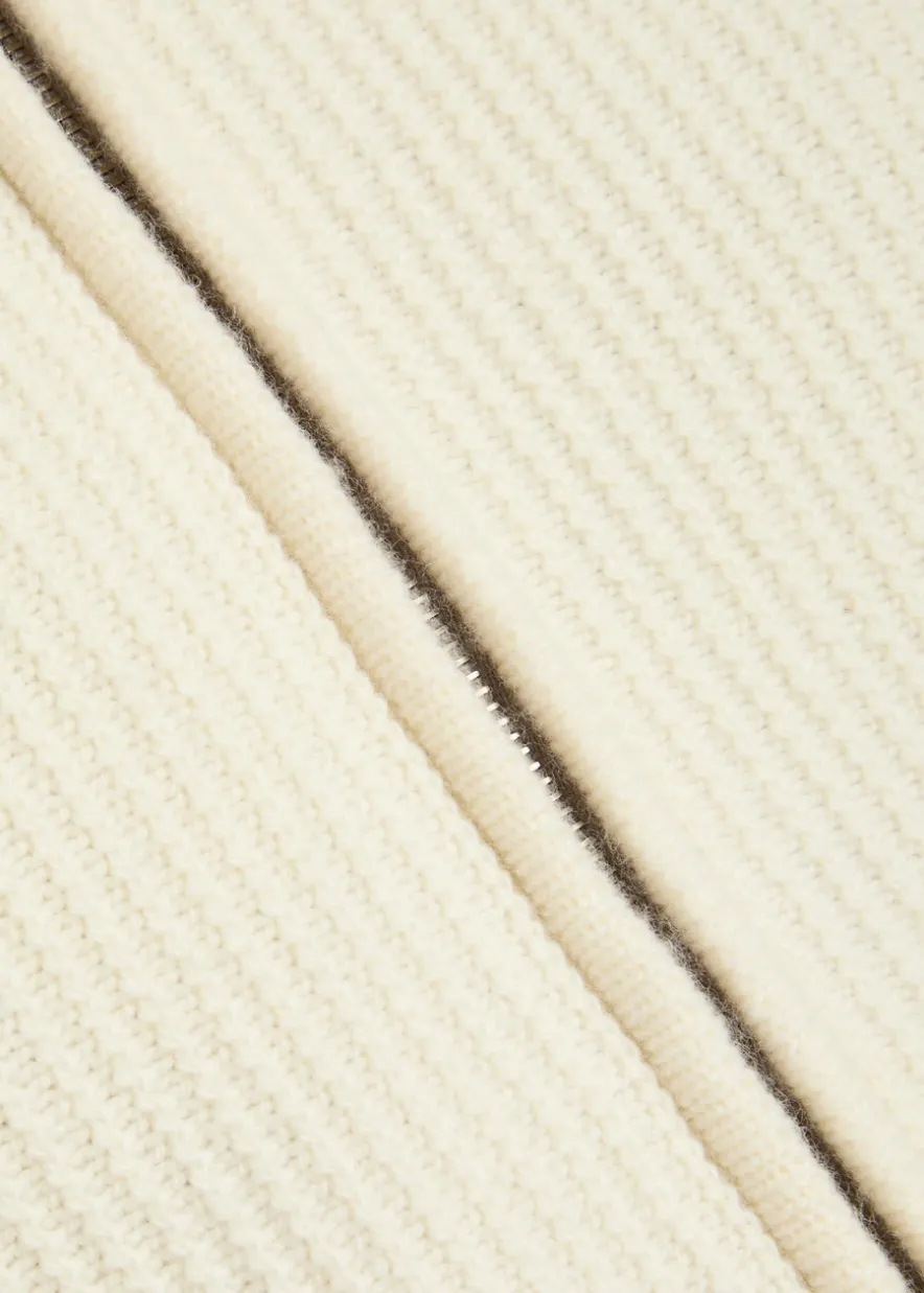 Wool-knit jacket