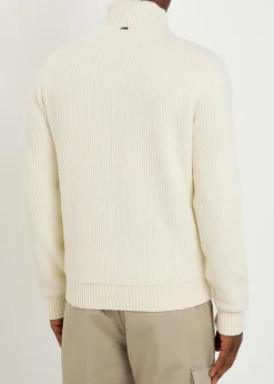 Wool-knit jacket