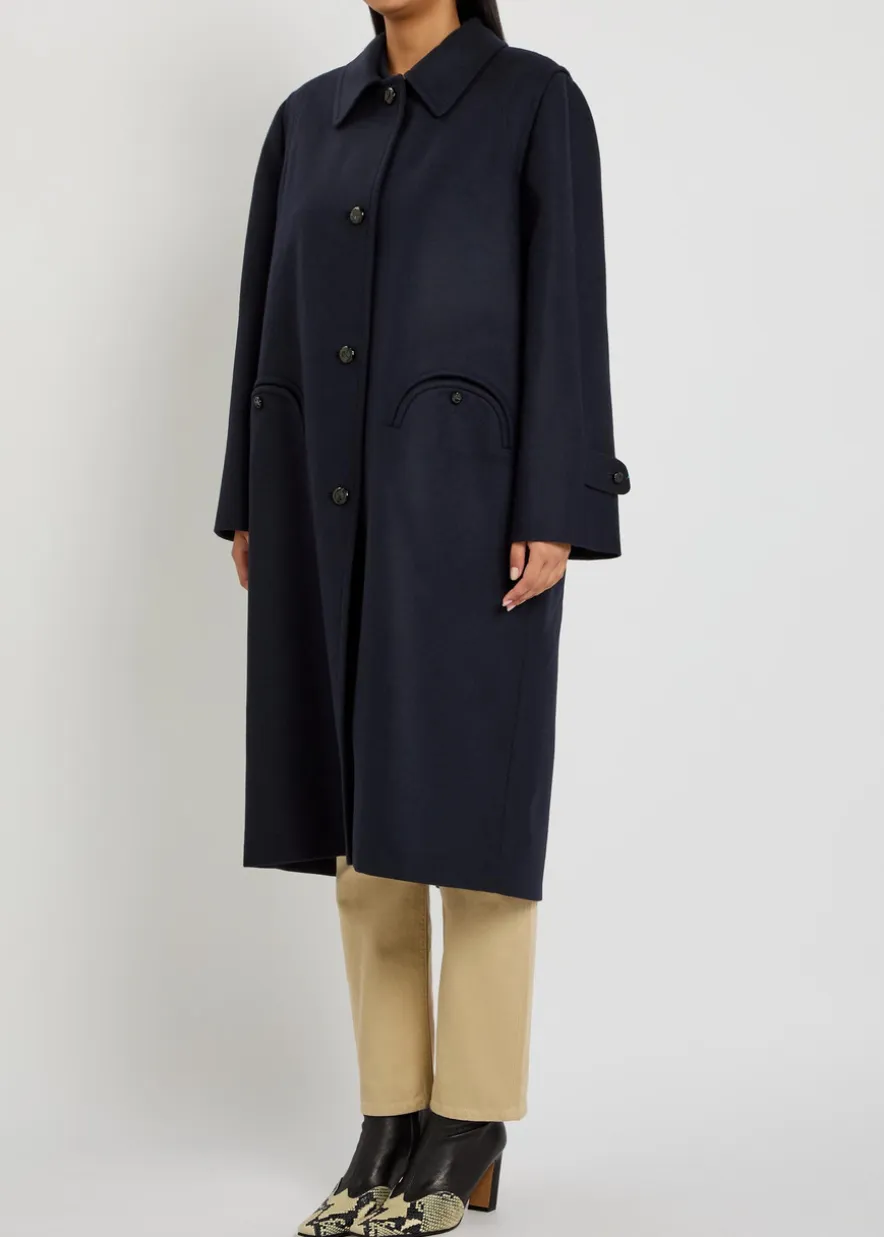 Woolly wool coat