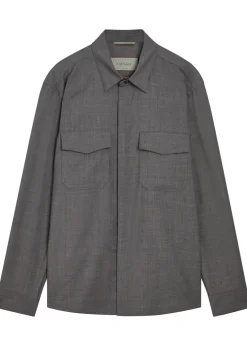 Wool overshirt