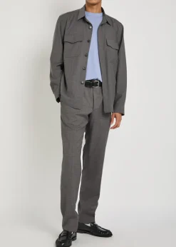 Wool overshirt