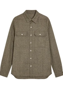 Wool overshirt
