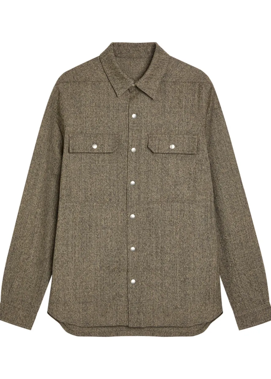 Wool overshirt