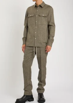 Wool overshirt
