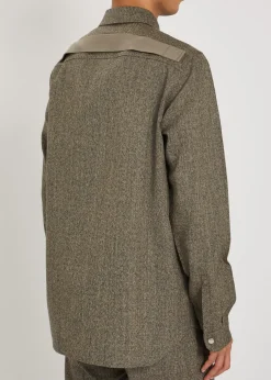 Wool overshirt