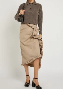 Wool polo jumper