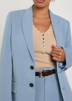 Woven blazer
