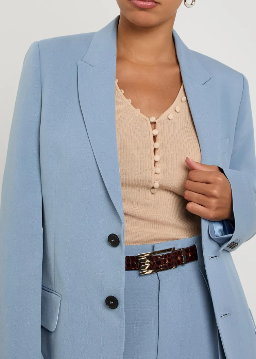 Woven blazer