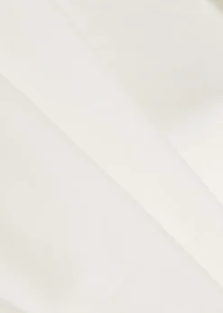 Wrap-effect cotton-poplin shirt