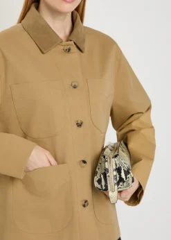 Wyatt suede and cotton jacket