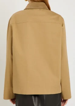 Wyatt suede and cotton jacket