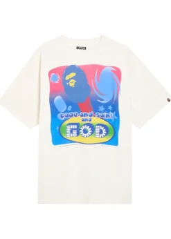 X A Bathing Ape God printed cotton T-shirt