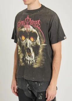 X A Bathing Ape Skull printed cotton T-shirt