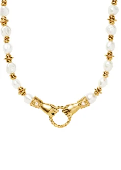 X Harris Reed In Good Hands beaded necklace