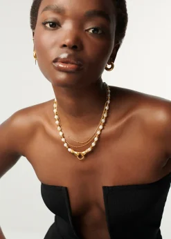 X Harris Reed In Good Hands beaded necklace