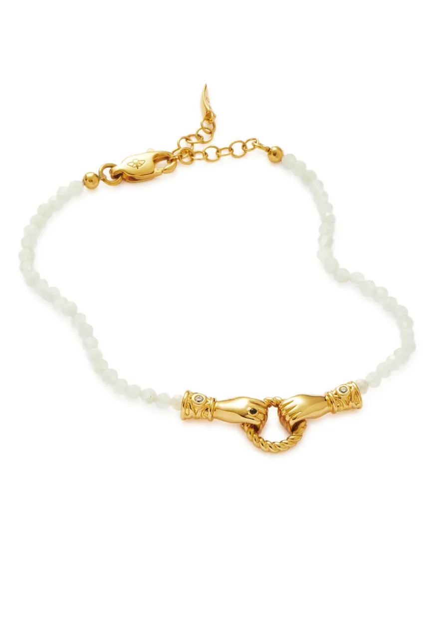 X Harris Reed In Good Hands mini beaded bracelet