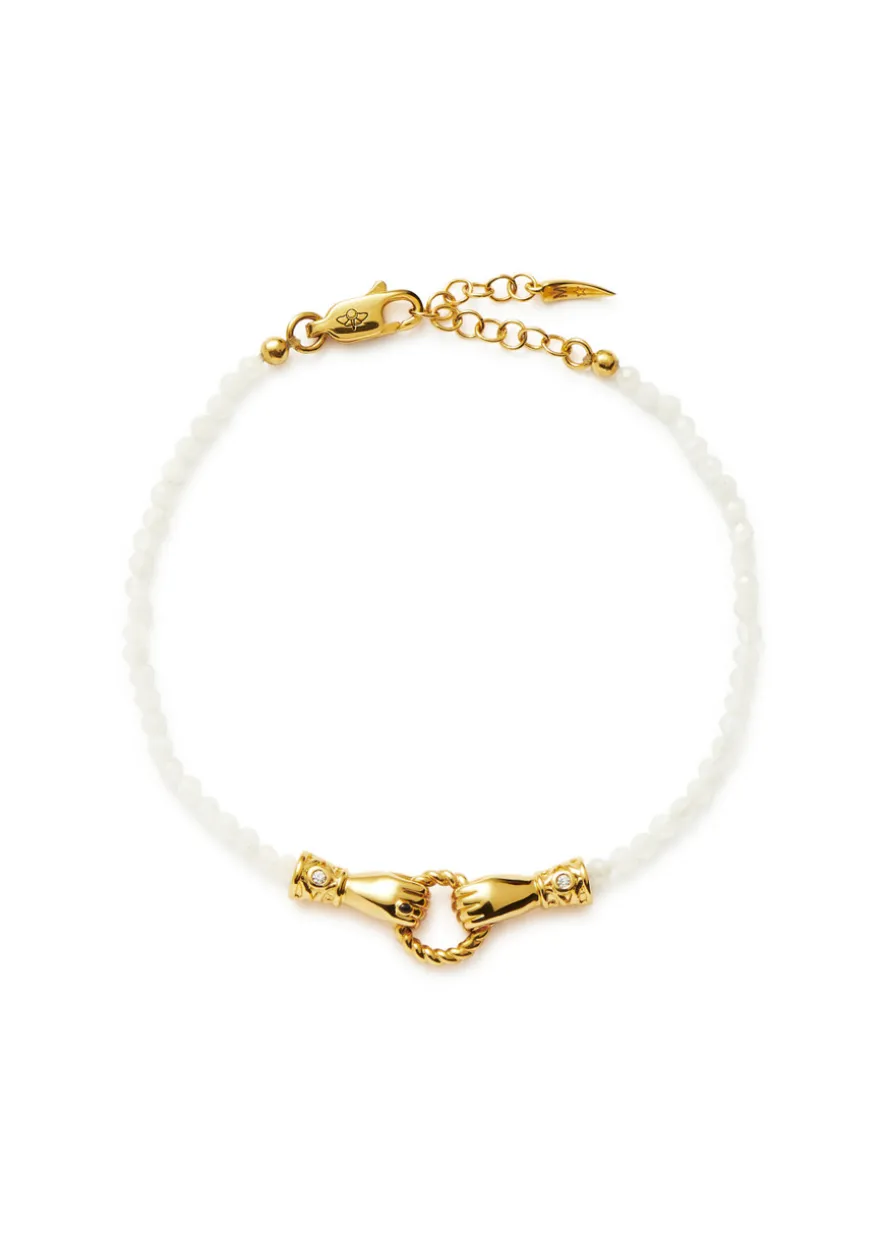 X Harris Reed In Good Hands mini beaded bracelet