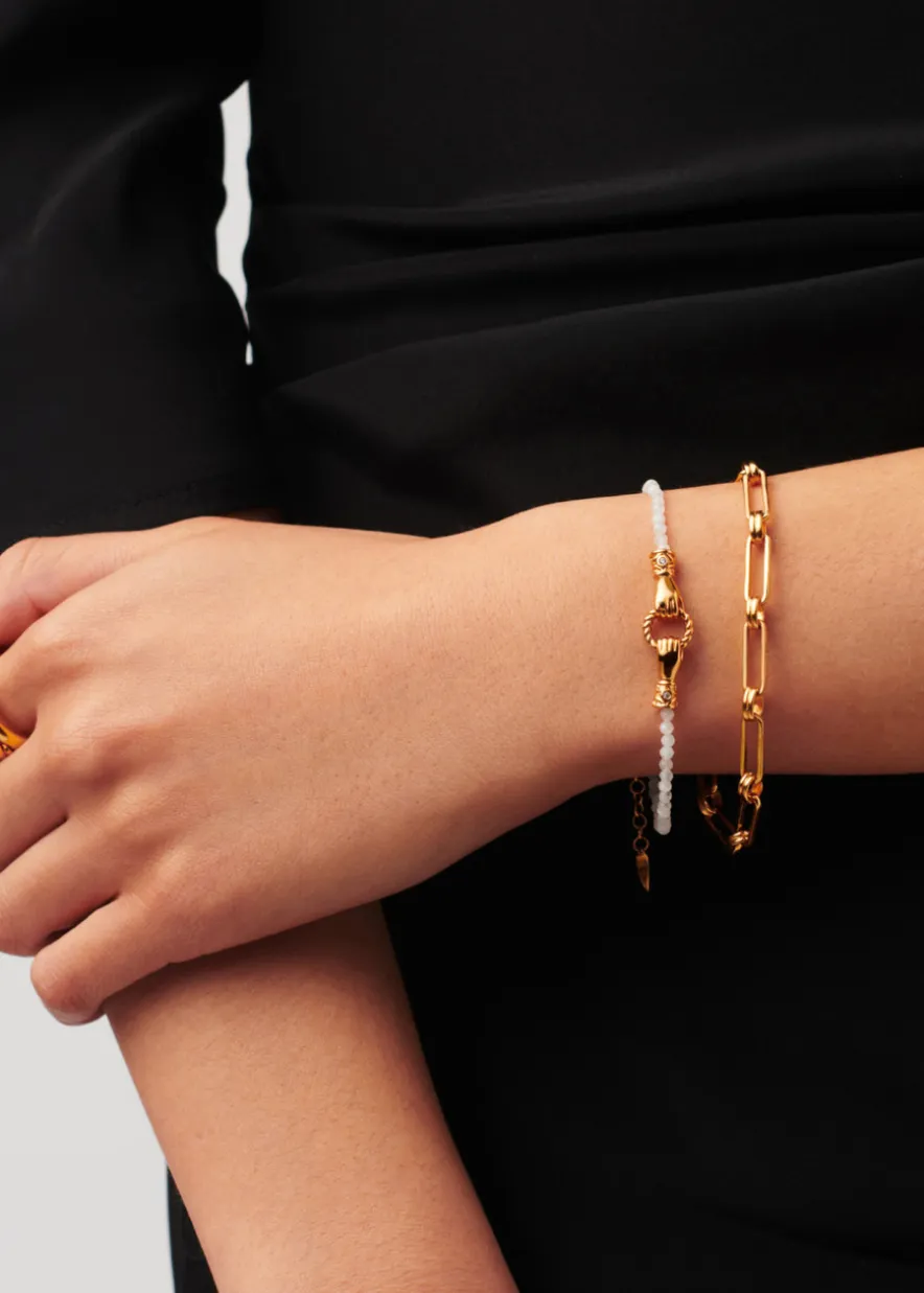 X Harris Reed In Good Hands mini beaded bracelet
